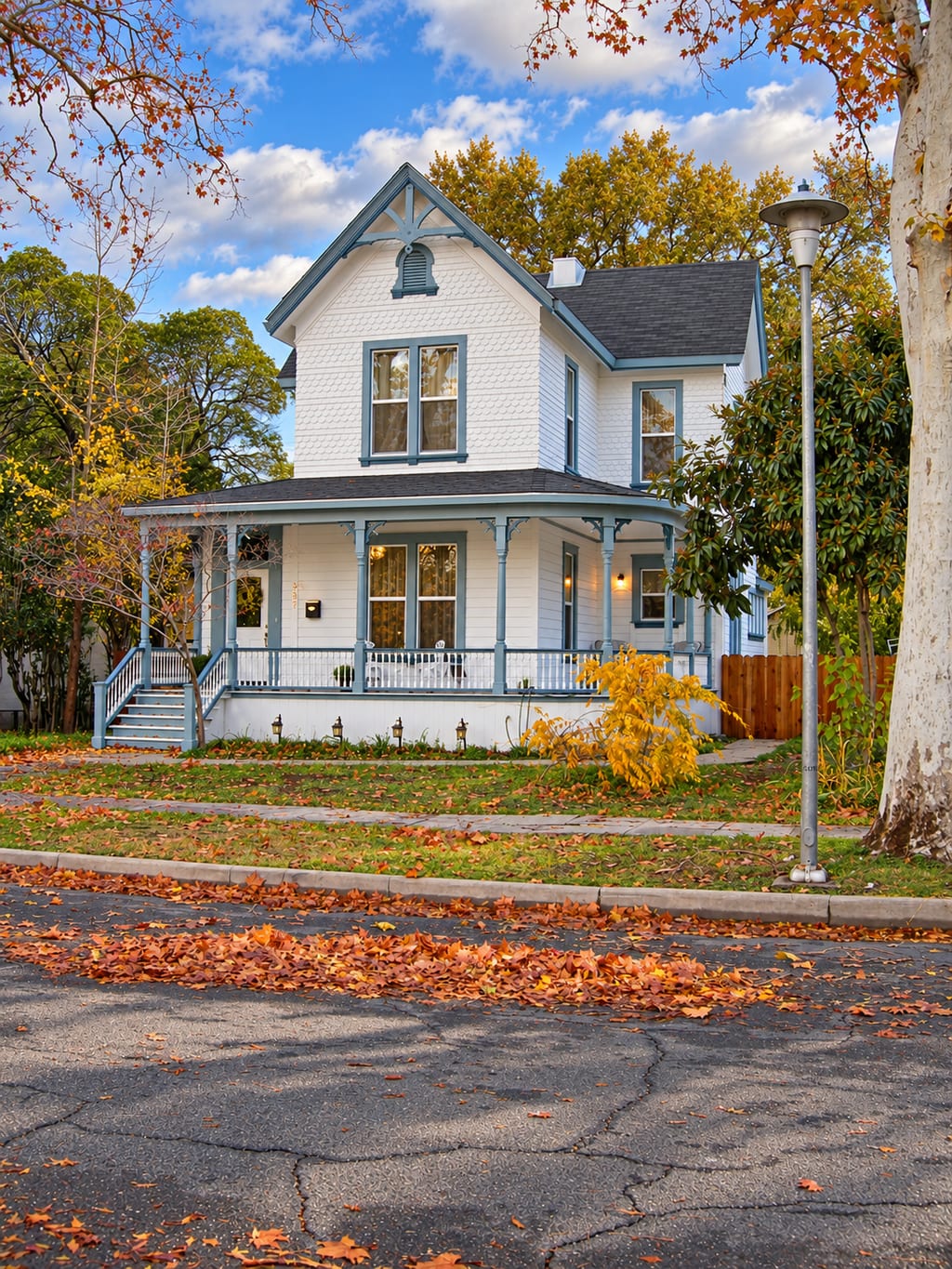 After: 1889 Victorian home lift and restoration, completed by Wake Construction