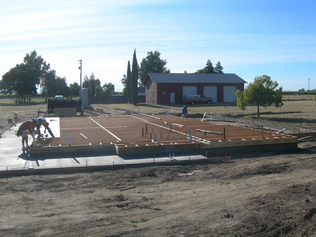 Chowchilla custom home foundation and groundwork: Chowchilla custom home foundation and groundwork: construction progress and structural craftsmanship