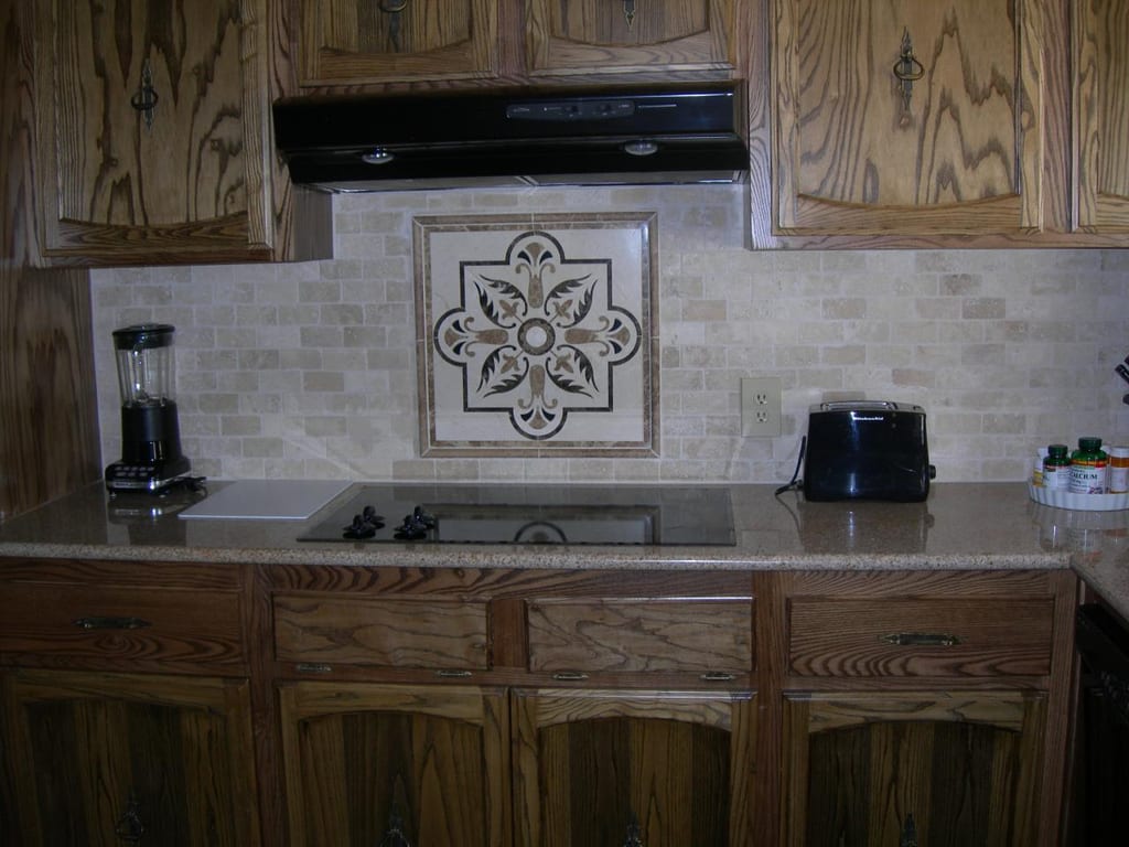 Goddard solid-wood and granite kitchen: Chimney demolition, ceiling structural framing repair, and floor leveling