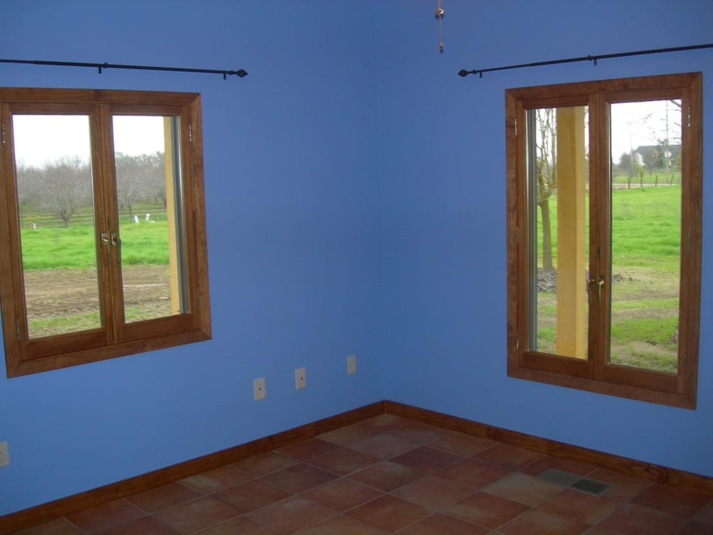 Chowchilla custom home completion: Custom solid-wood cabinetry installation in master bath and kitchen