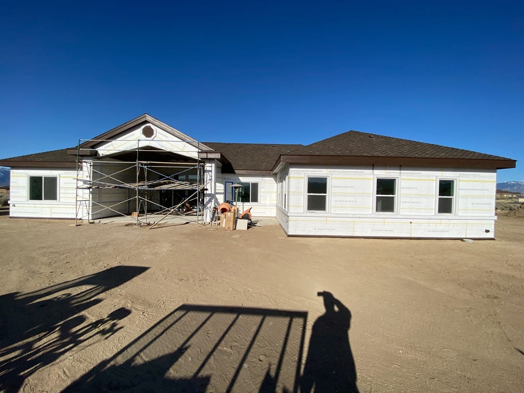 Custom built house in Minden: Custom built house in Minden: construction progress and structural craftsmanship